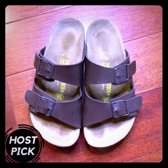 Birkenstock Shoes - BIRKENSTOCK Brown Arizona Style Sandals